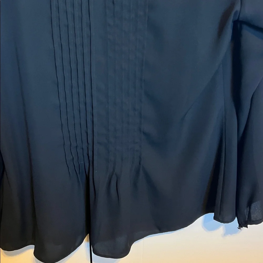 Black Ruffled Blouse - Picture 7 of 9